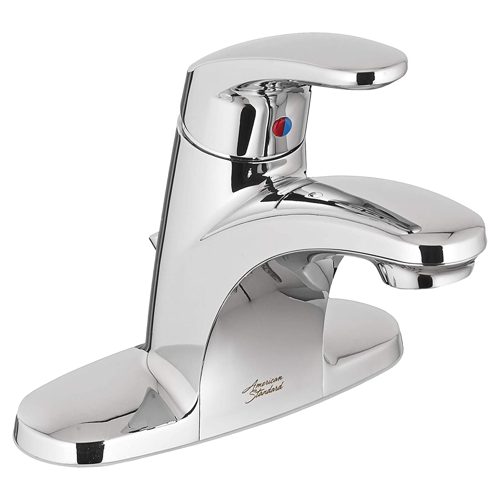 American Standard 7420.201.224 Portsmouth Centerset Lavatory Faucet with Speed Connect Drain with Lever Handles Crescent Spout Oil Rubbed Bronze 