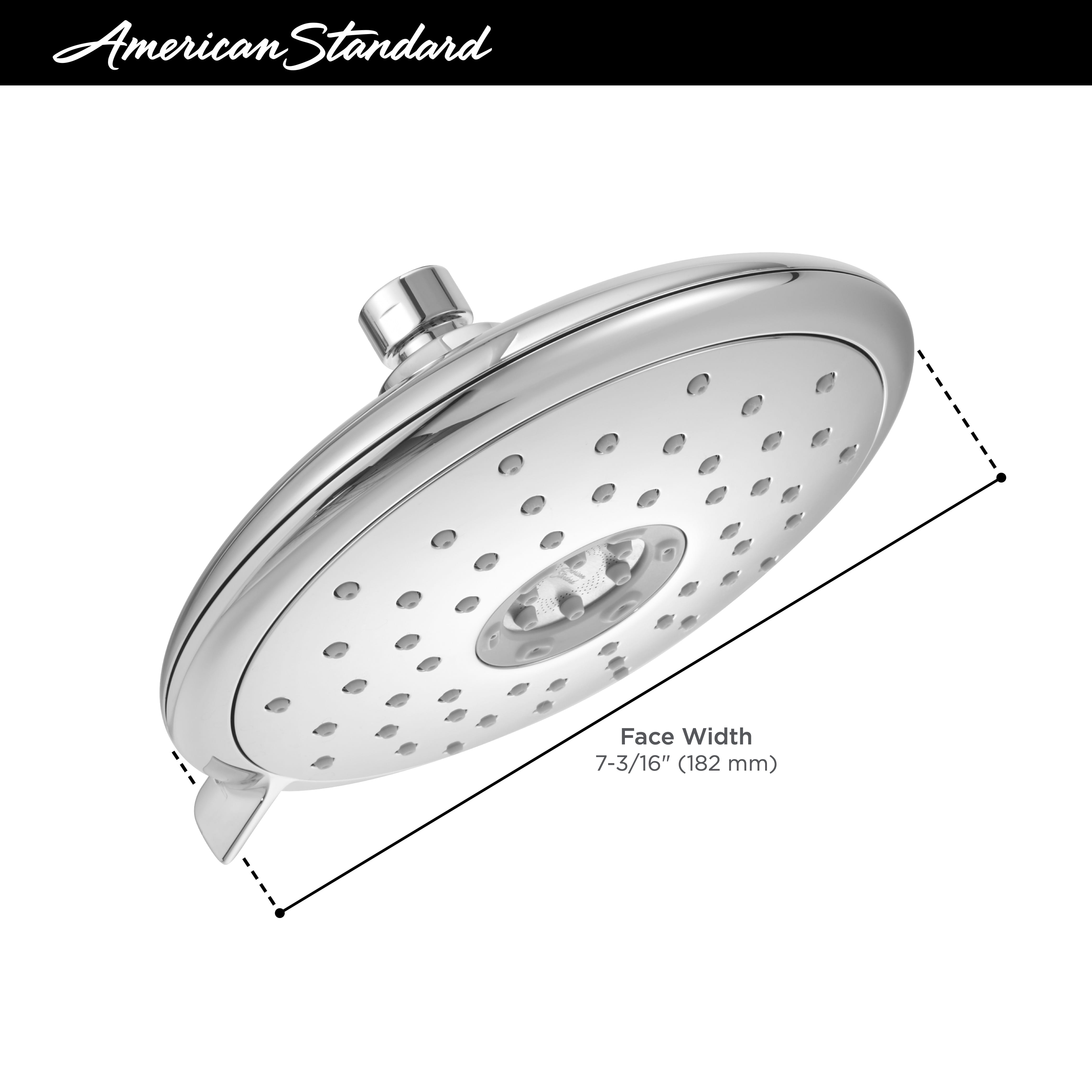 Spectra® Fixed 7-Inch 1.8 gpm/6.8 L/
min Fixed Showerhead