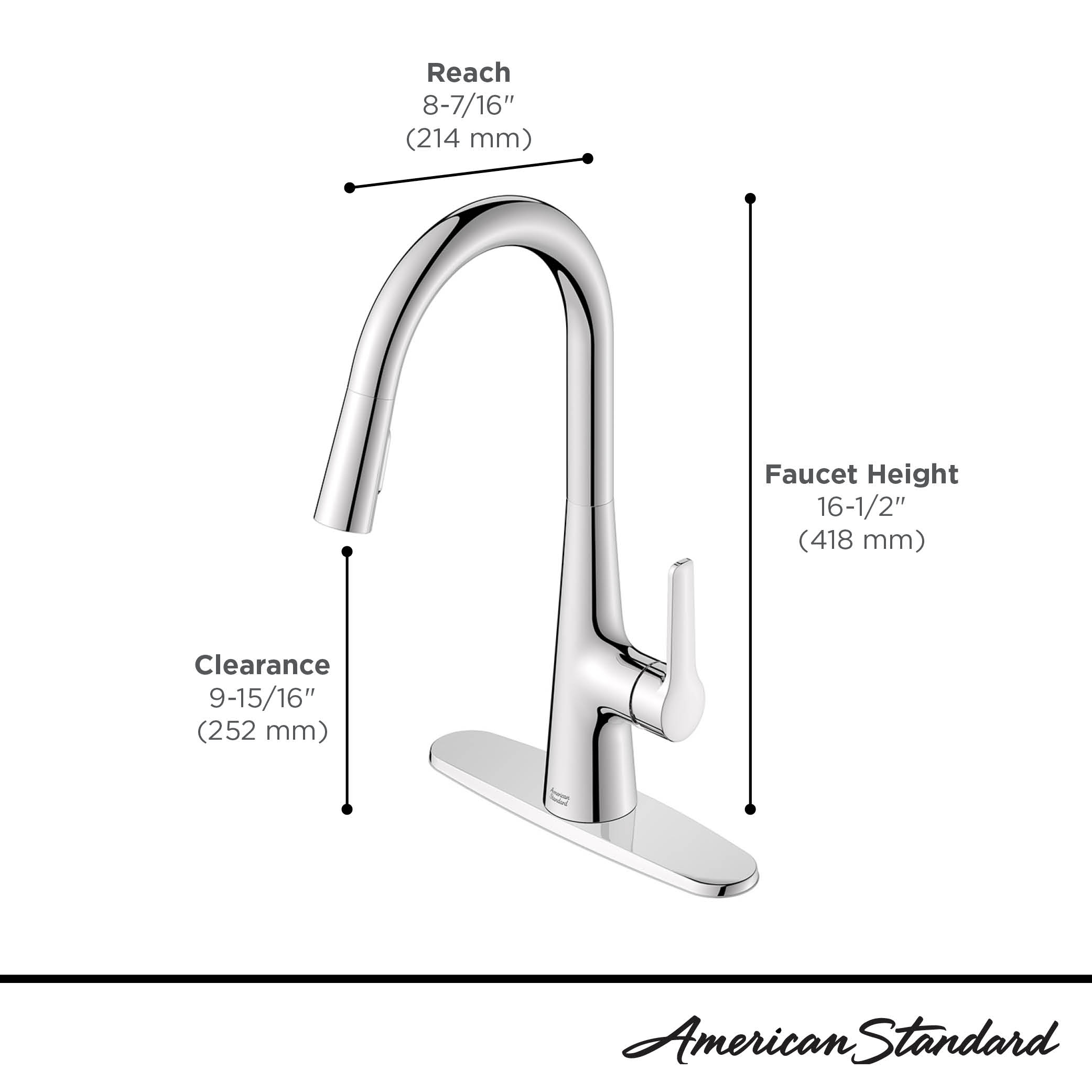 Calusa Pull-Down Dual Spray Kitchen Faucet 1.8 GPM