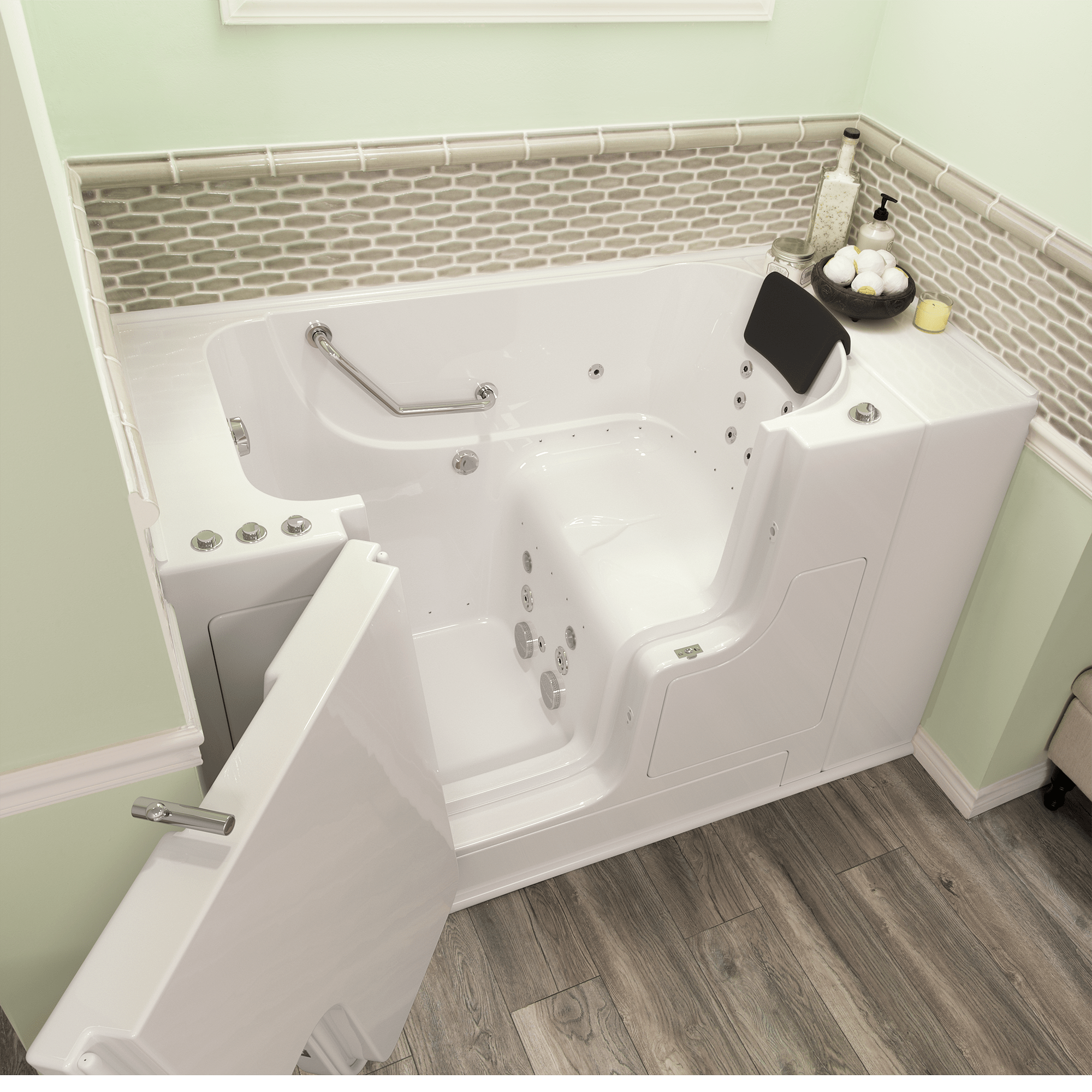 Gelcoat Premium Series 30 X 52 -inch Walk-in Tub With Combination Air 