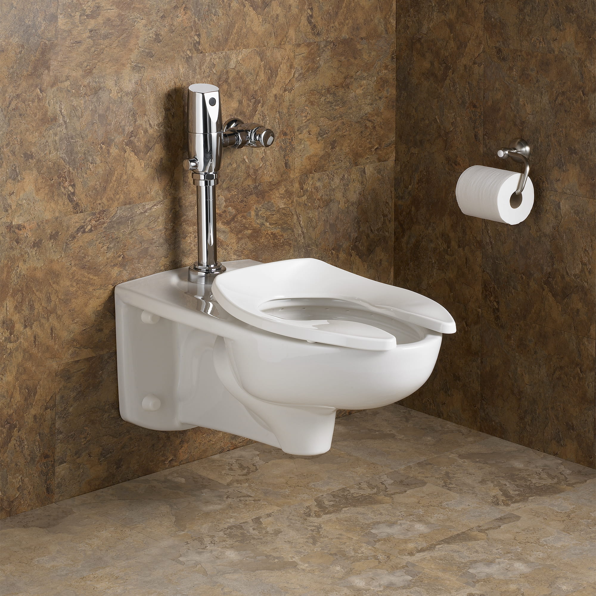 White American Standard 5901 Heavy-Duty Elongated Commercial Toilet Seat FS 