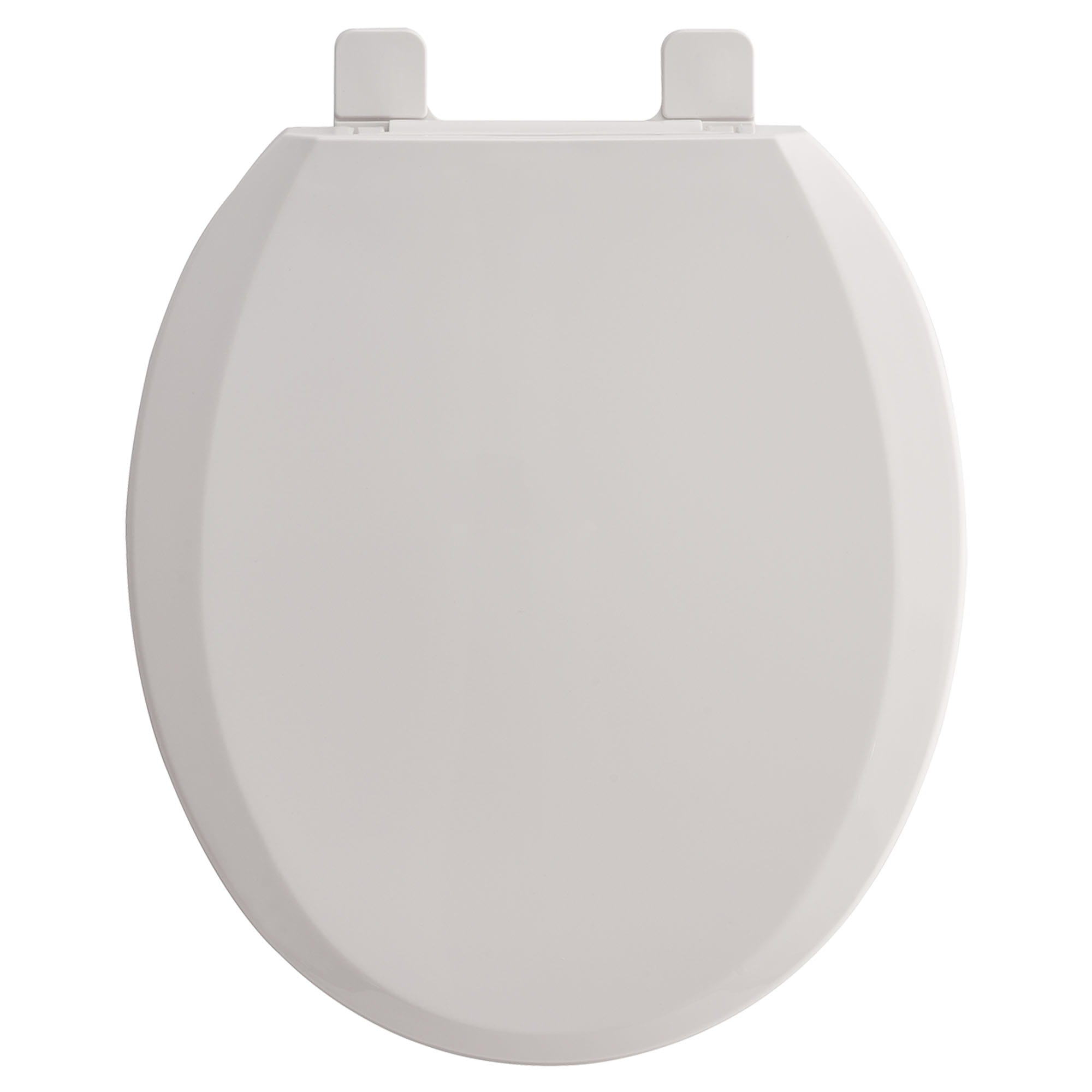 Bathroom Toilet Seat Slow Closed Front Lid White Round Plastic Hinge Hardware 