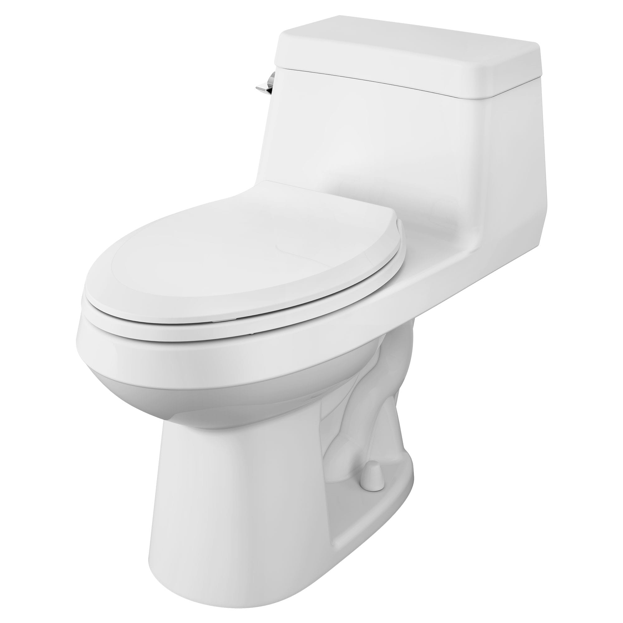 American Standard 2961A104SC.020 Colony Right Height Elongated One-Piece Toilet with Seat White 