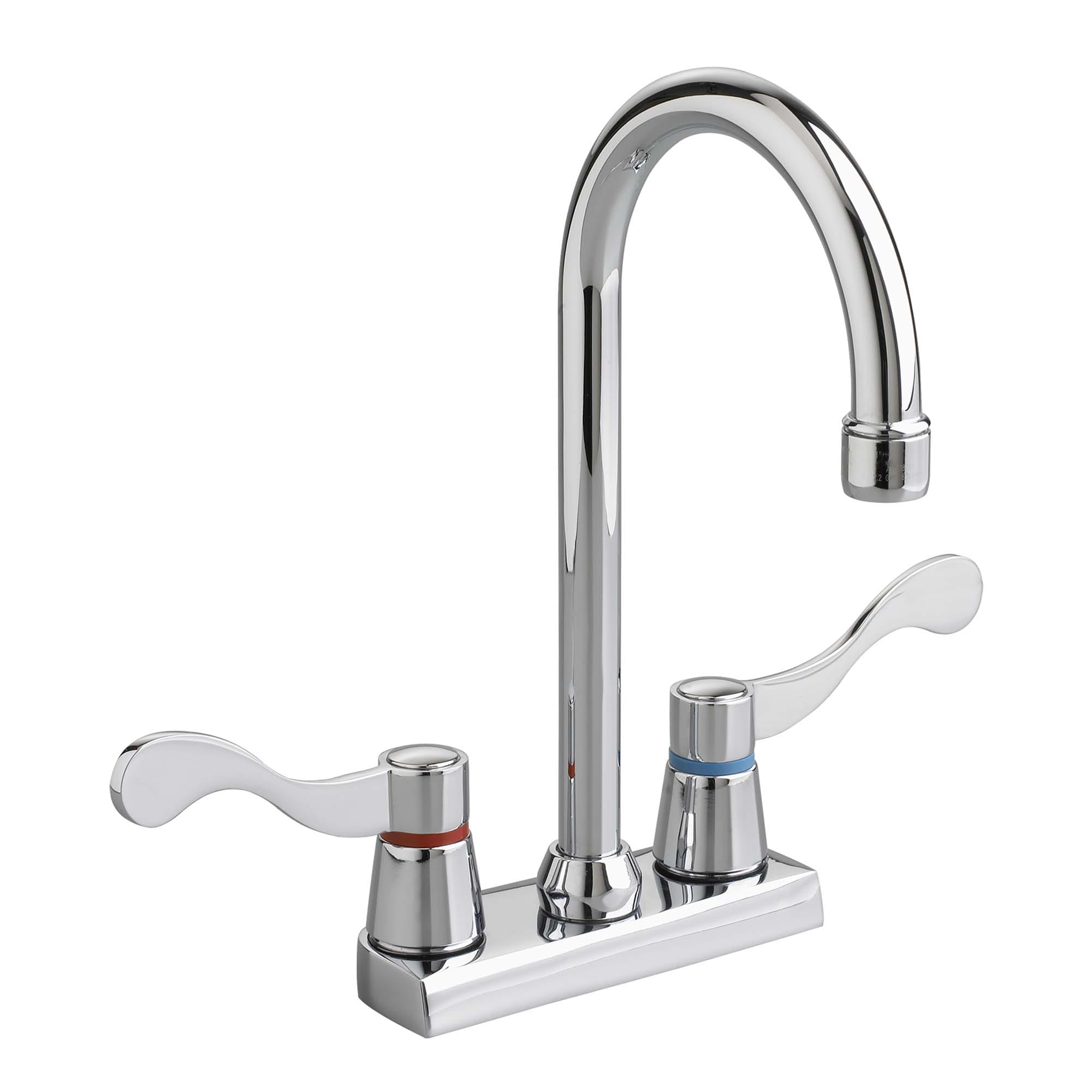 American Standard 5400000.002 Heritage Centerset Lav Faucet In Chrome 5B2 