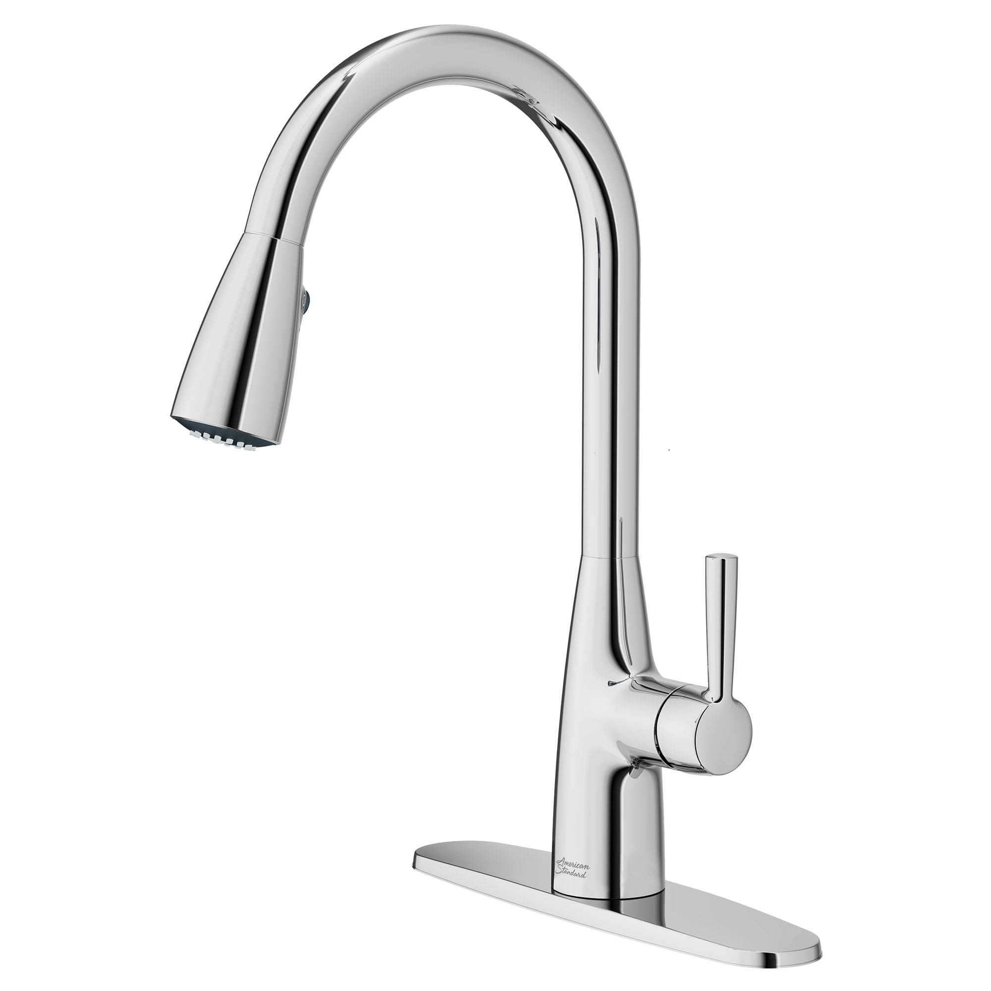 American Standard Fairbury 1-Handle Pull-Down Sprayer Faucet in Polished Chrome 