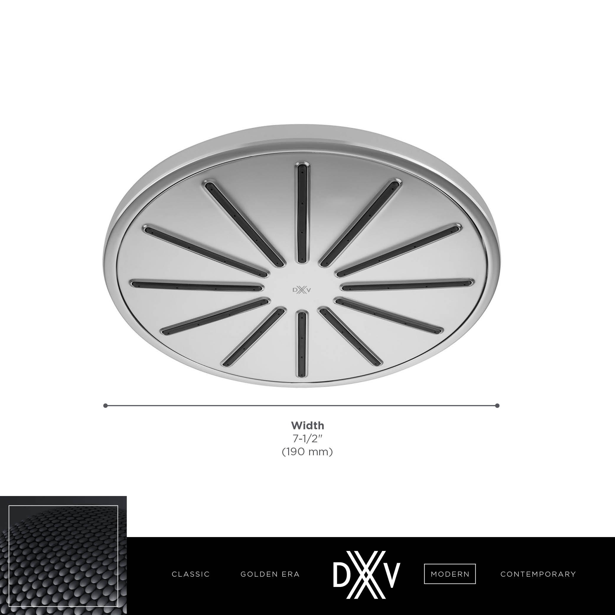 DXV Modulus Single Function 7.5 in. Round Showerhead