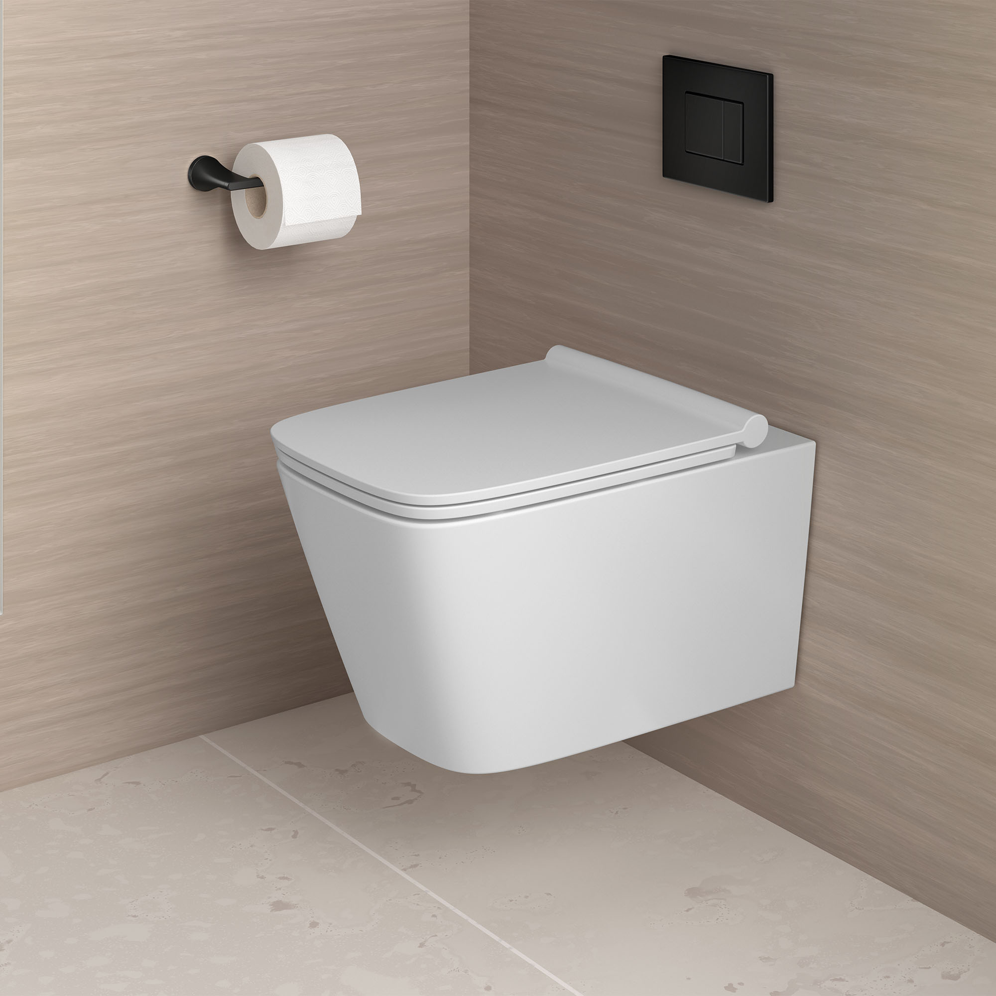 Konflikt madras Delegation DXV Modulus Wall-Hung Elongated Toilet Bowl with Seat