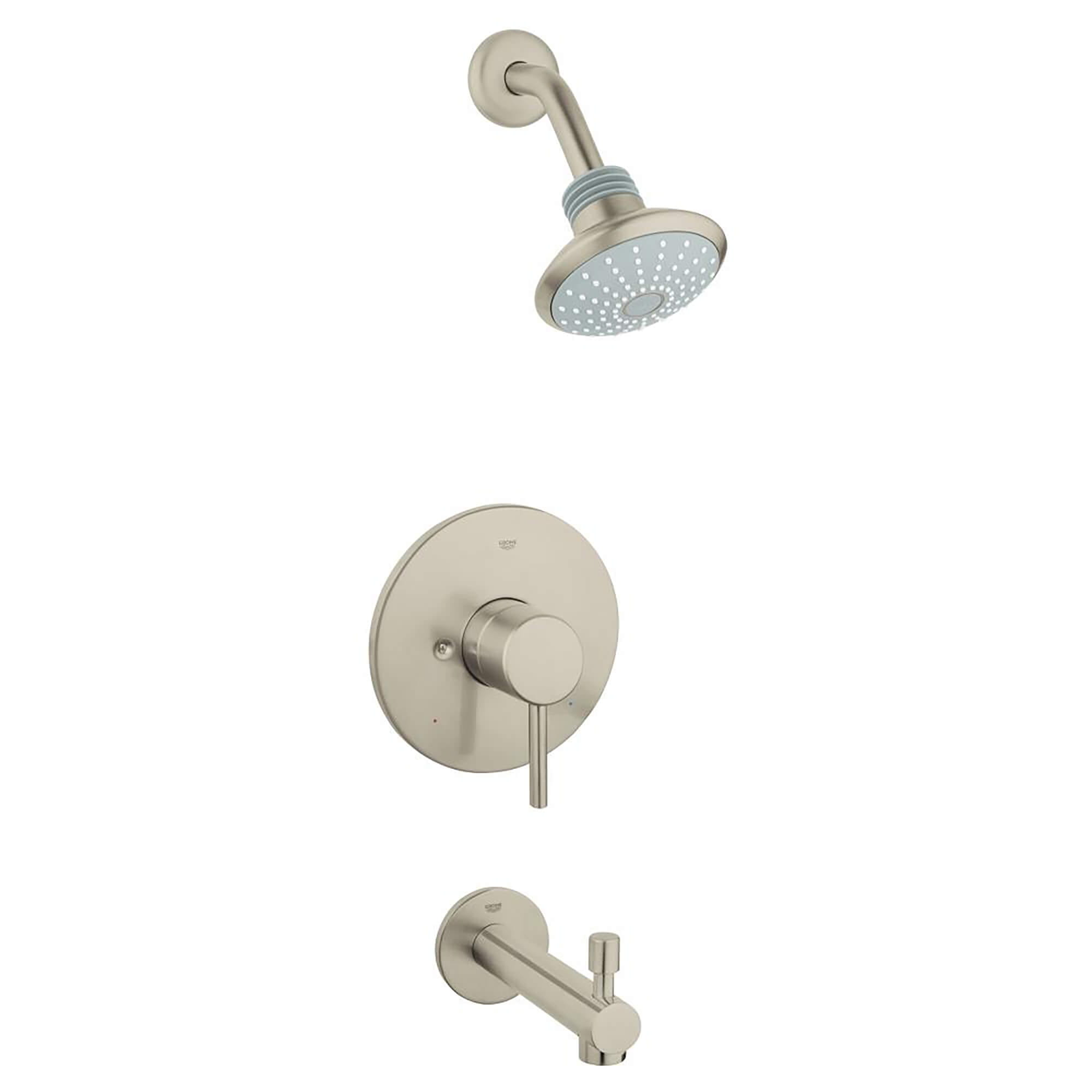 Single Handle Single Spray Tub And Shower Faucet Combination