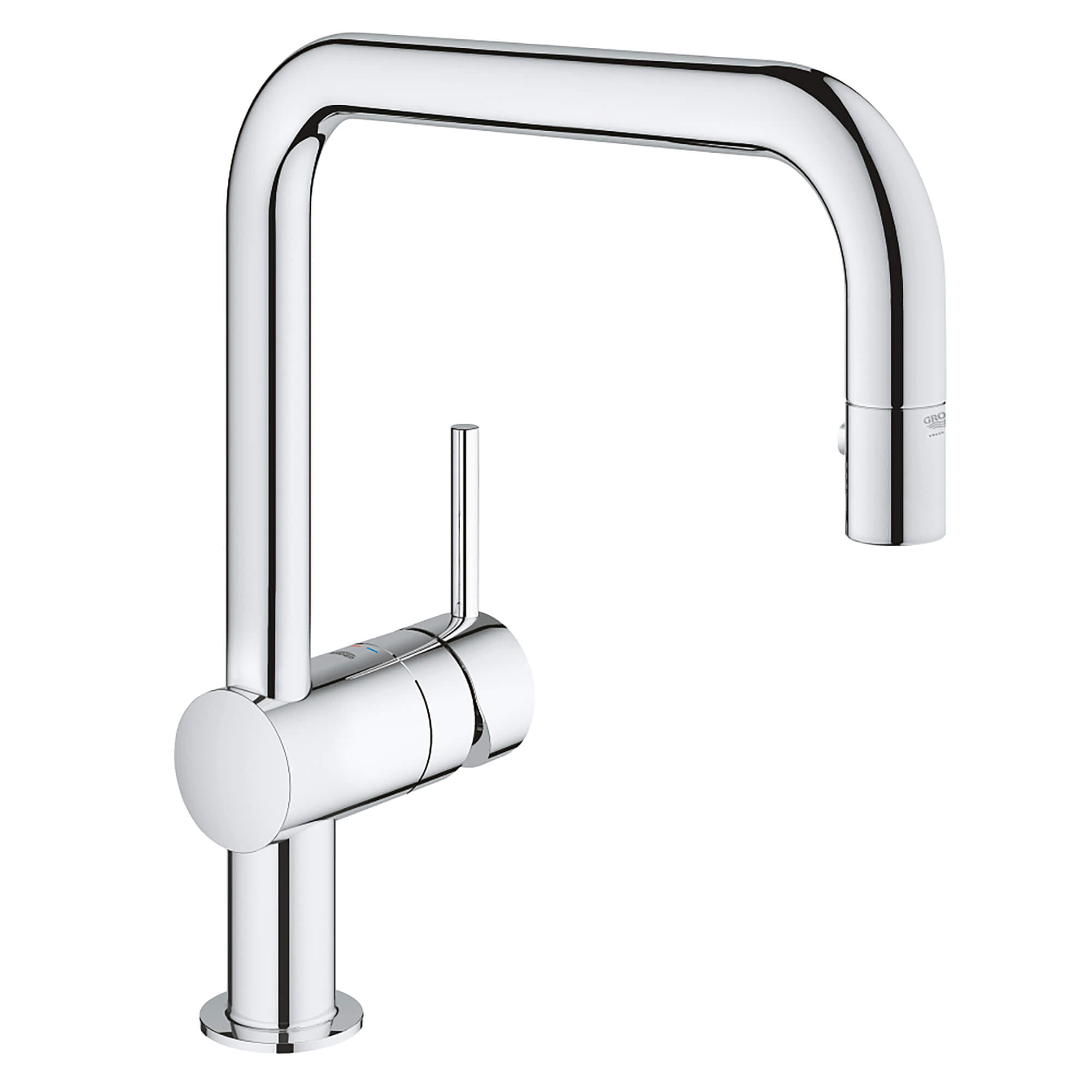Single Handle Pull Down Kitchen Faucet Dual Spray 66 L Min 175 Gpm