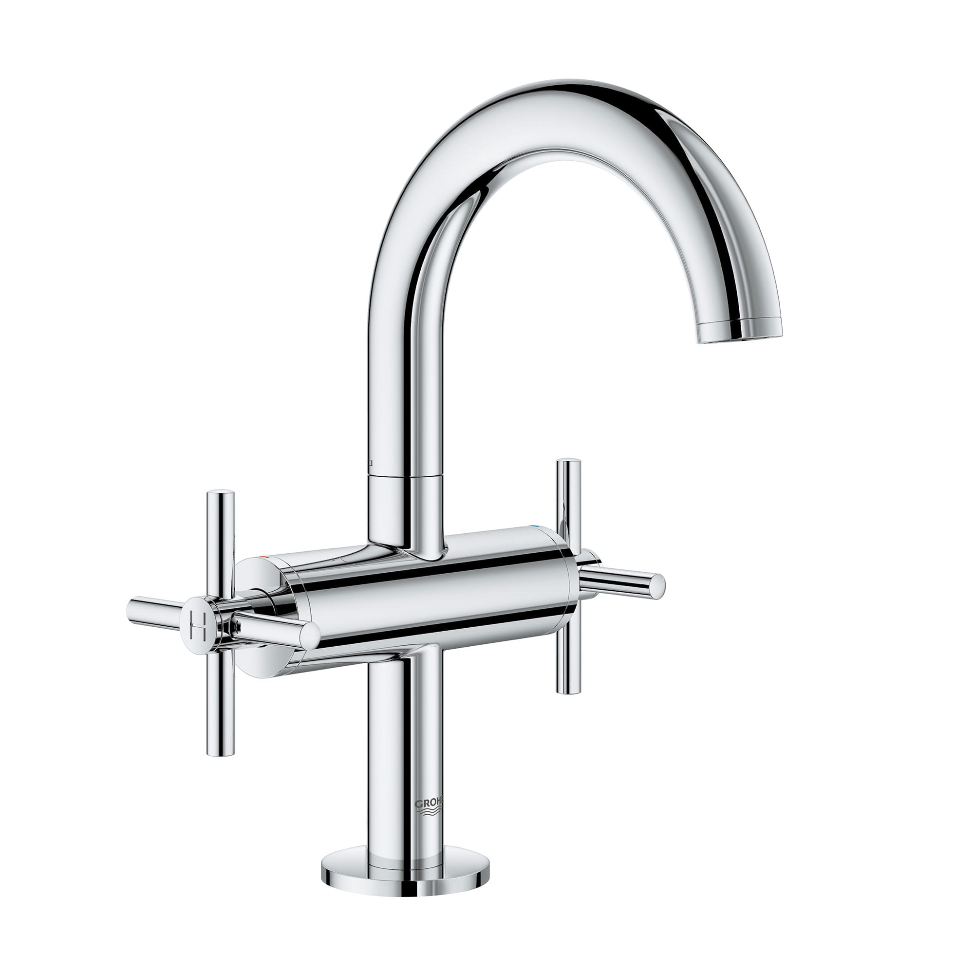 Single Hole Two Handle M Size Bathroom Faucet 1 2 Gpm