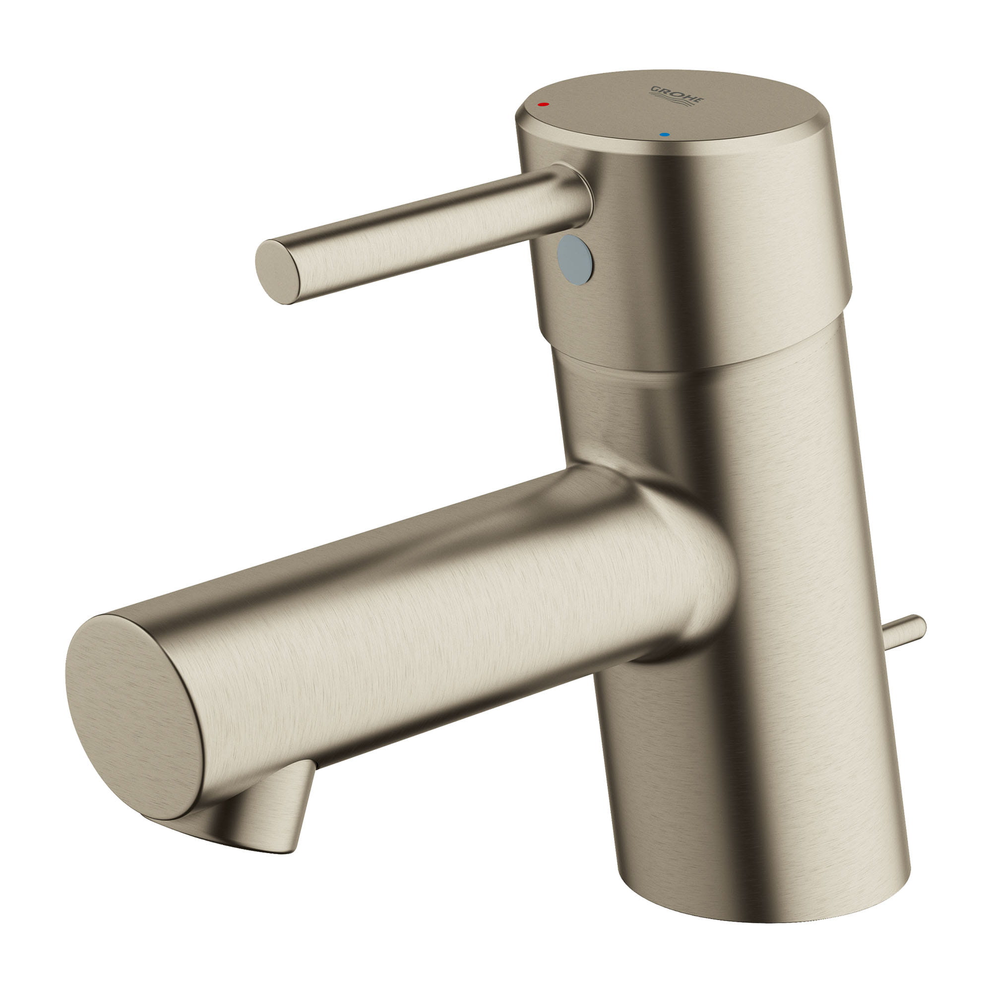 GROHE Concetto New Single Hole Single-Handle Bathroom Faucet in Brushed Nickel 