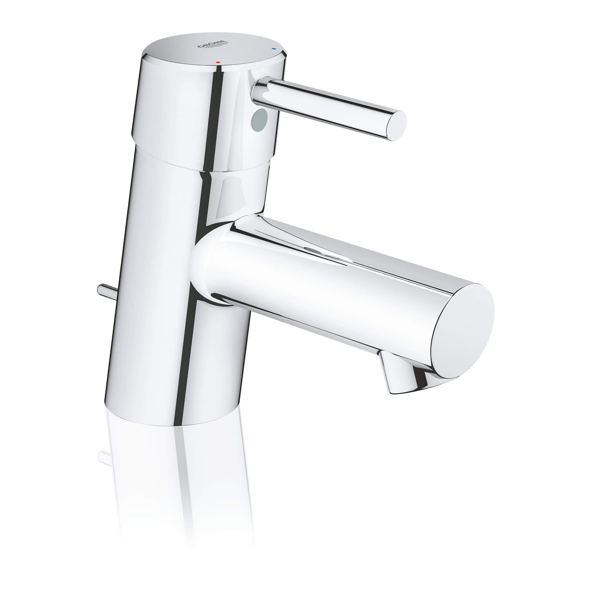 Grohe Allure Brilliant Single Hole Single-Handle 1.2 GPM Bathroom Faucet Chrome 