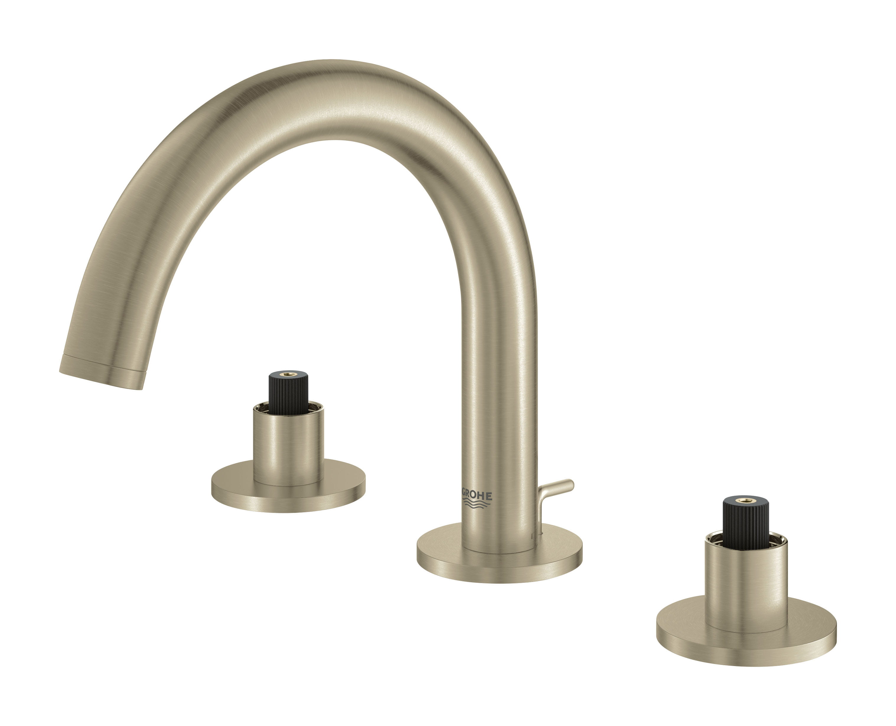 Grohe Widespread Faucet Bathroom 20133ENA Somerset Brushed Nickel D2 