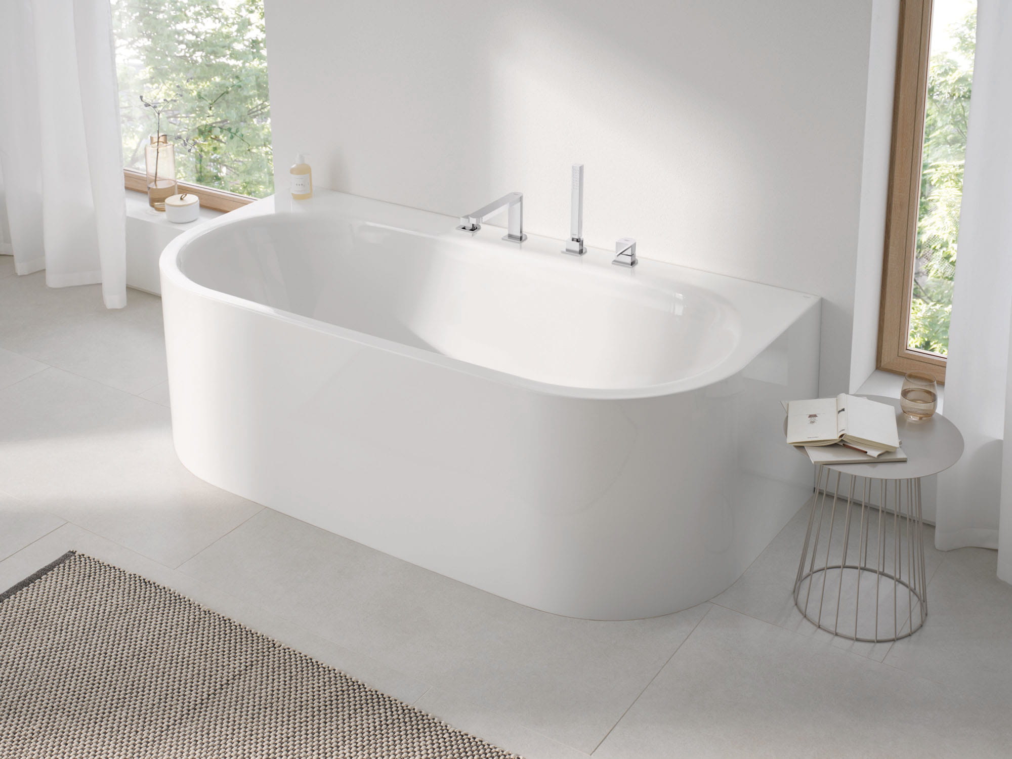 Grohe Eurosmart Bathroom Deck Mounted Bath Filler Tap Single Lever 25098000 