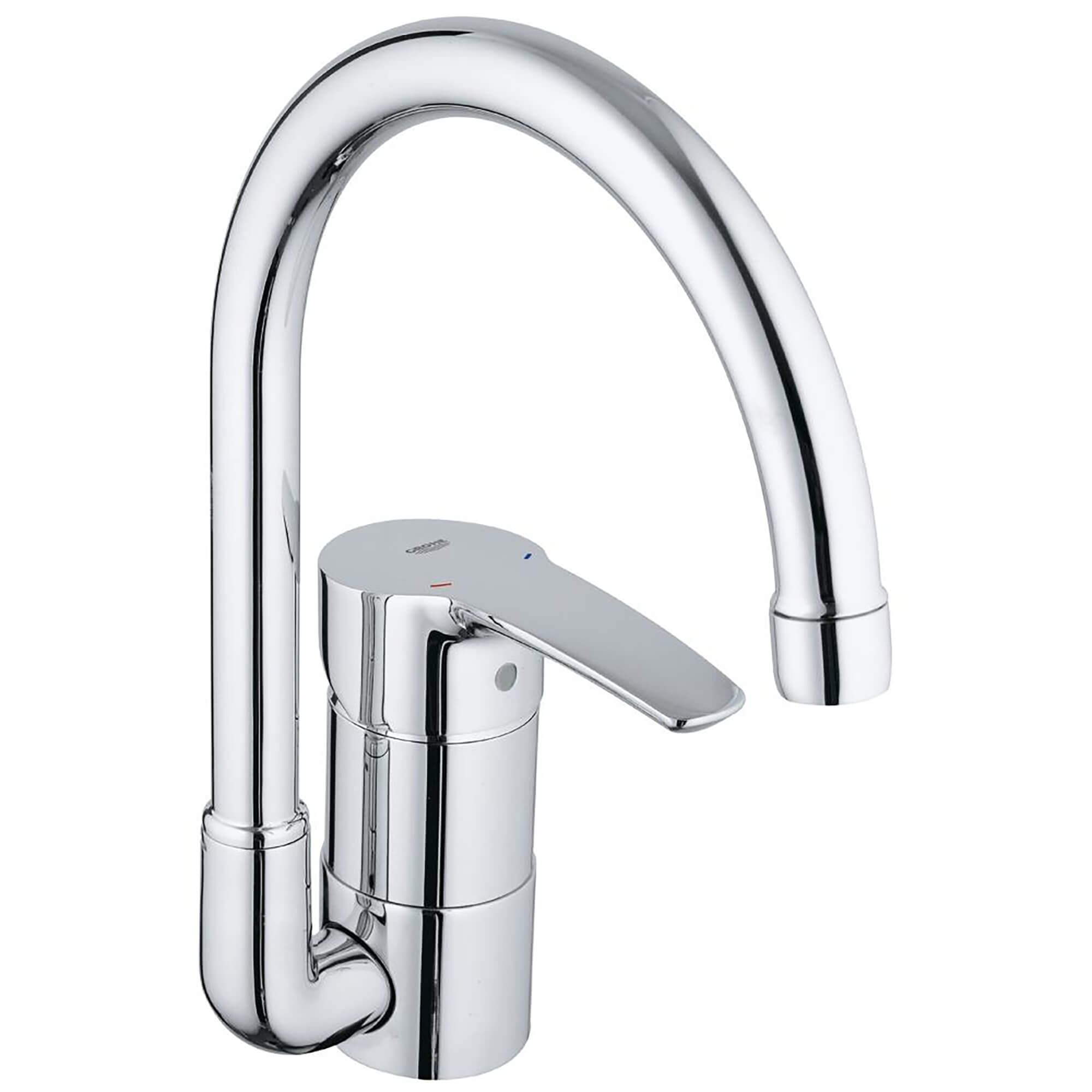Single Handle Kitchen Faucet 1 75 Gpm With Swivel Spout
