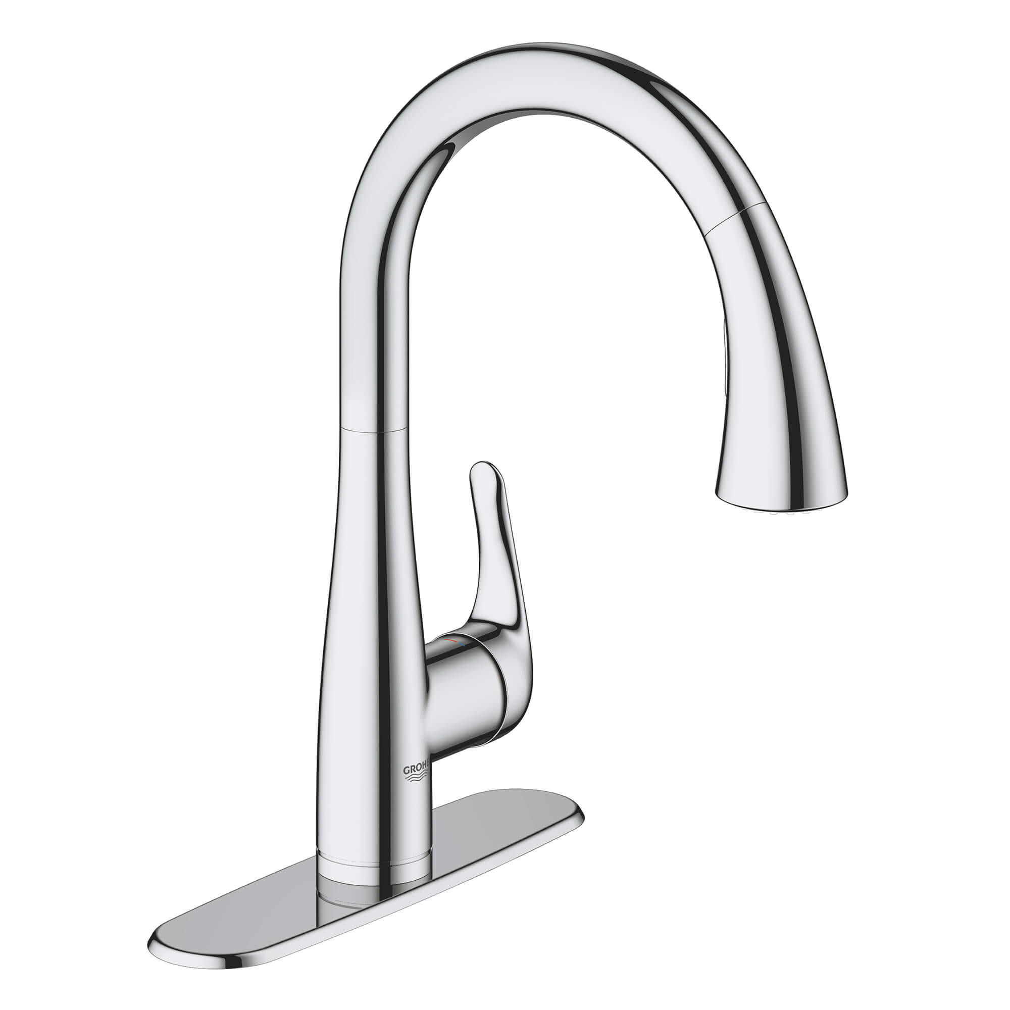 Single Handle Pull Down Kitchen Faucet Dual Spray 1 75 Gpm