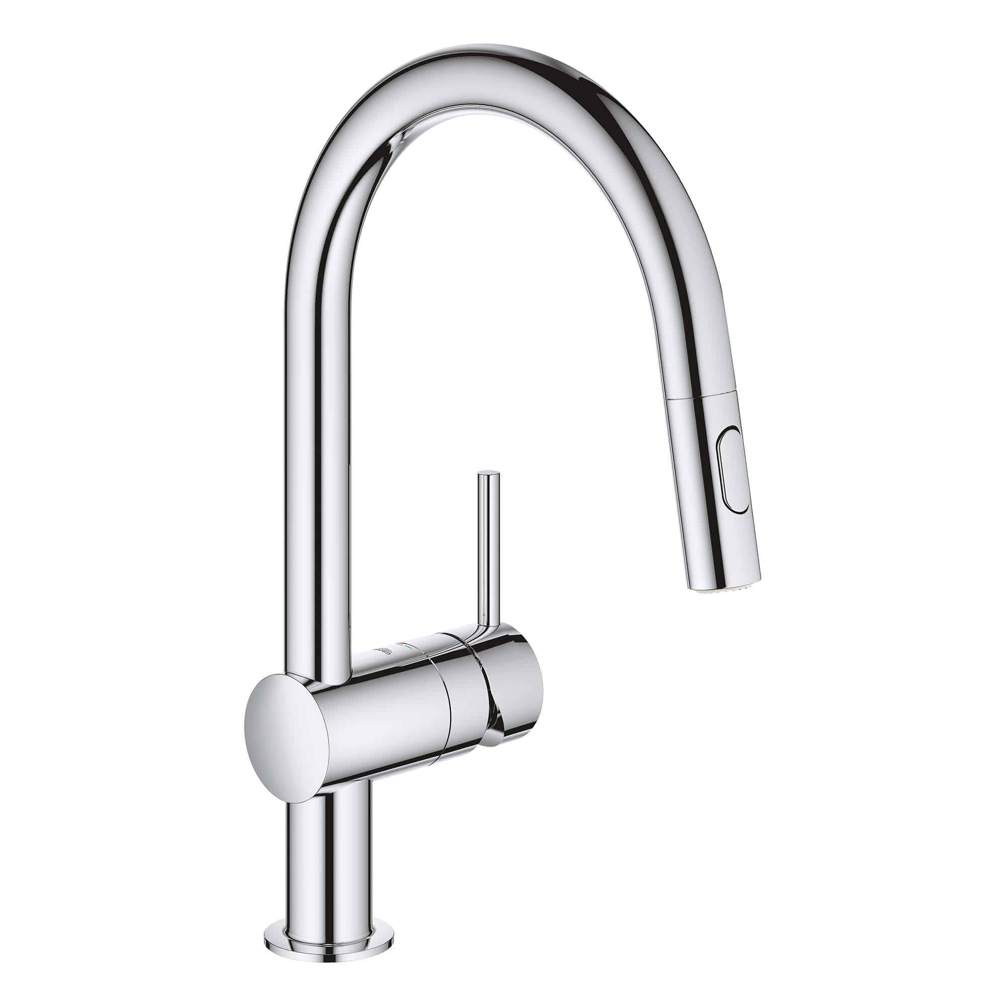 Minta Single Handle Pull Down Kitchen Faucet Dual Spray 175 Gpm
