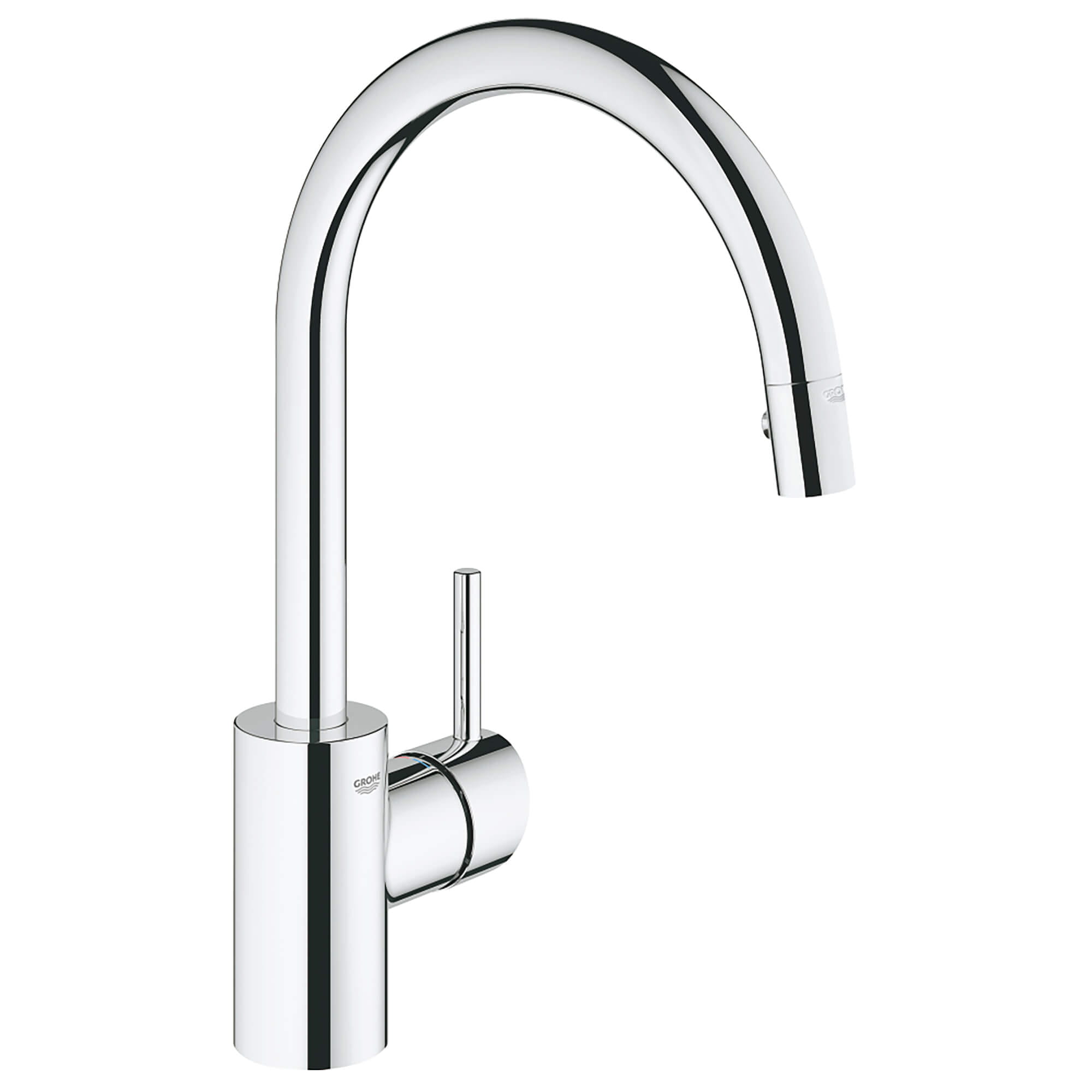 Single Handle Pull Down Kitchen Faucet Dual Spray 175 Gpm