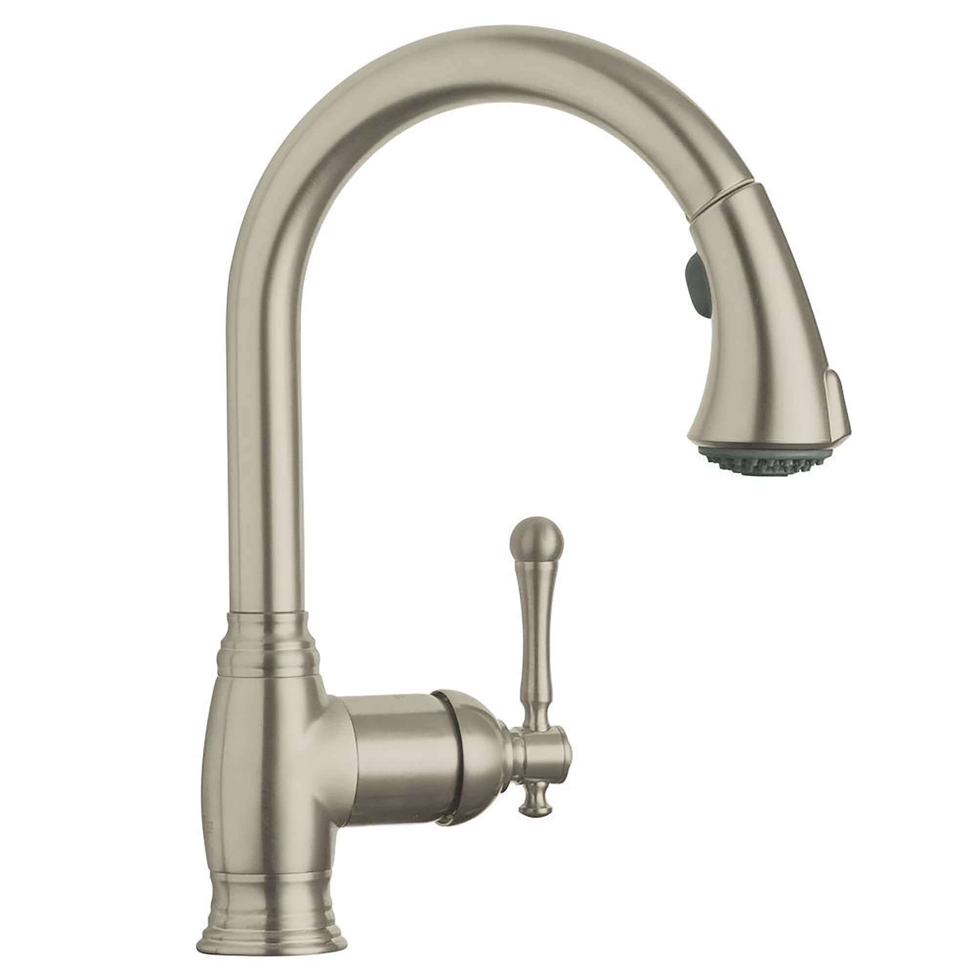 Single Handle Pull Down Kitchen Faucet Dual Spray 175 Gpm