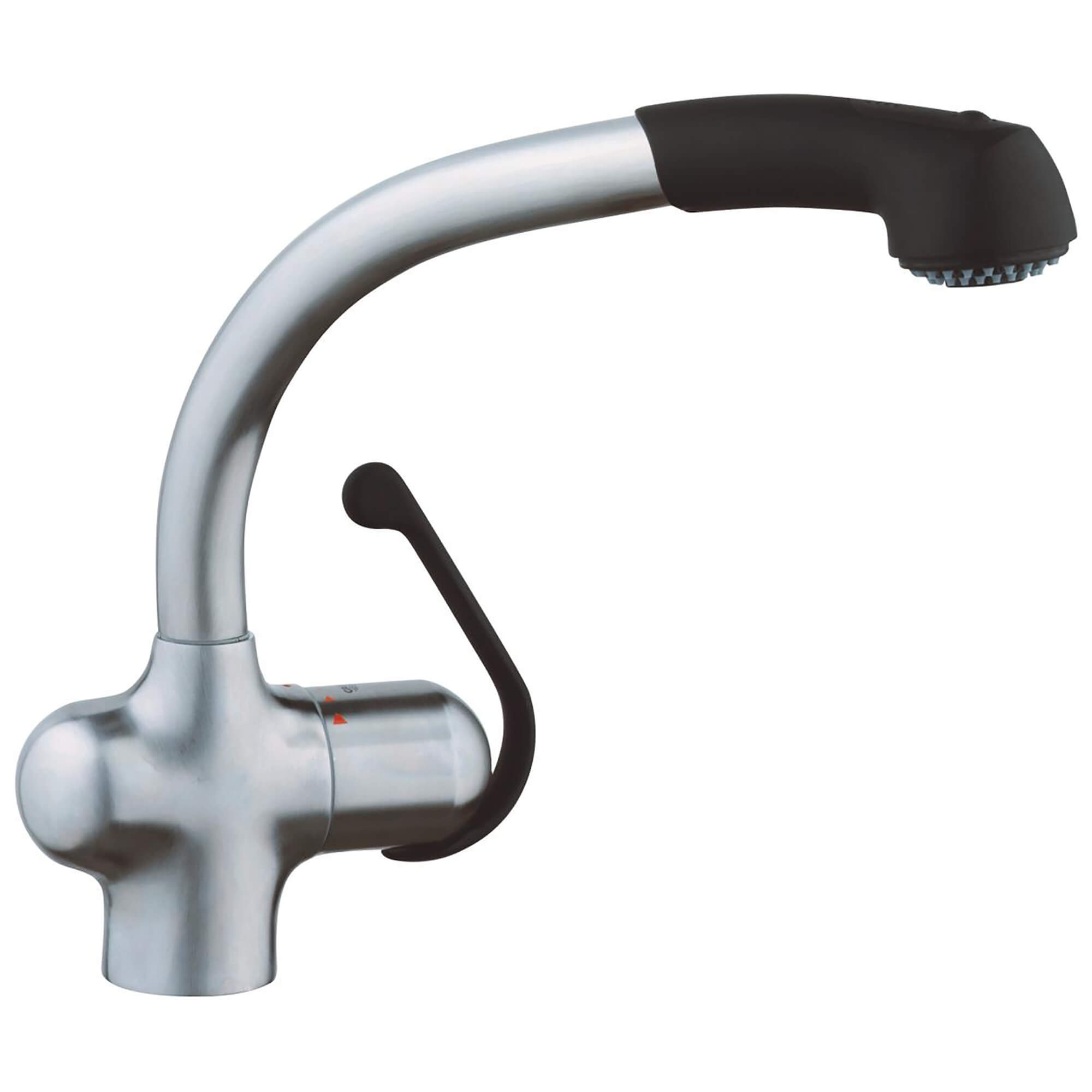 Single Handle Pull Out Kitchen Faucet Dual Spray 175 GPM