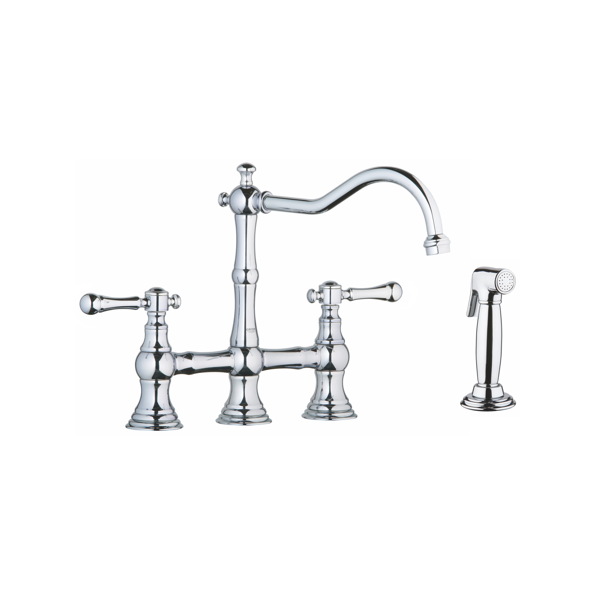 GROHE Bridgeford Short Handles in Oil Rubbed Bronze 