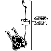 Original Equipment Flapper Assembly