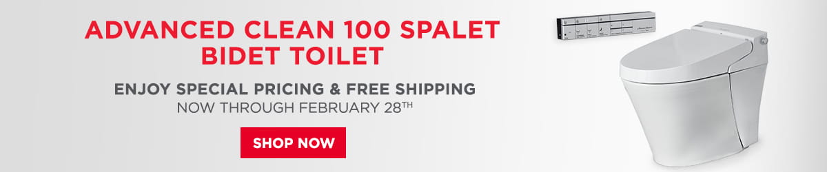 Advanced Clean 100 Spalet Bidet Toilet with Free Shipping