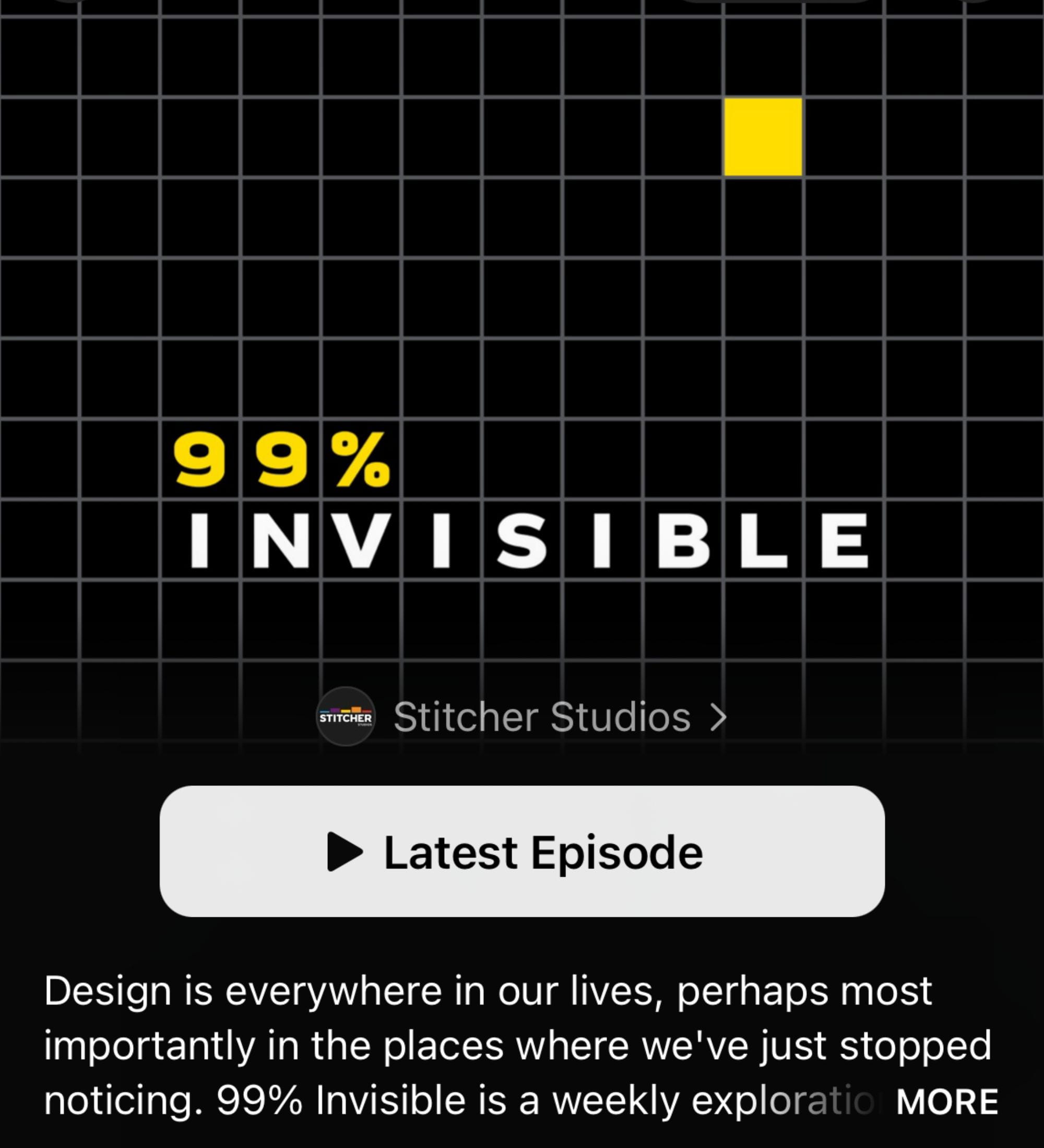 99 percent invisible