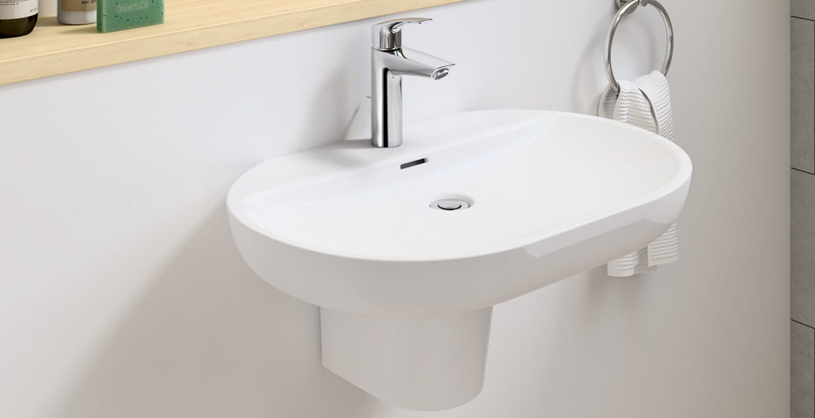 Eurosmart Cosmopolitan bec col de cygne - Mitigeur monocommande évier  cuisine - GROHE - e-Novelec