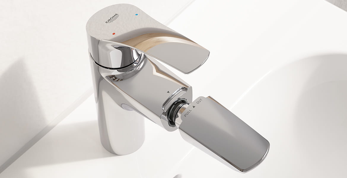 GROHE 23 397 00E EUROSMART COSMOPOLITAN Grifo Lavabo S Cadenilla — Bañoidea