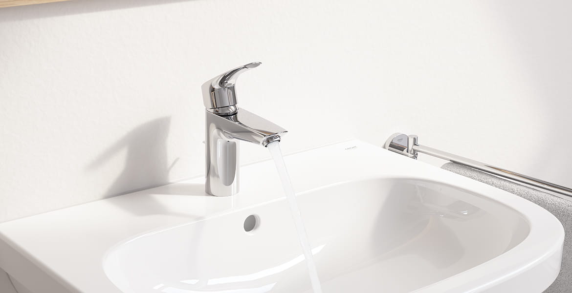 GROHE 23 397 00E EUROSMART COSMOPOLITAN Grifo Lavabo S Cadenilla — Bañoidea