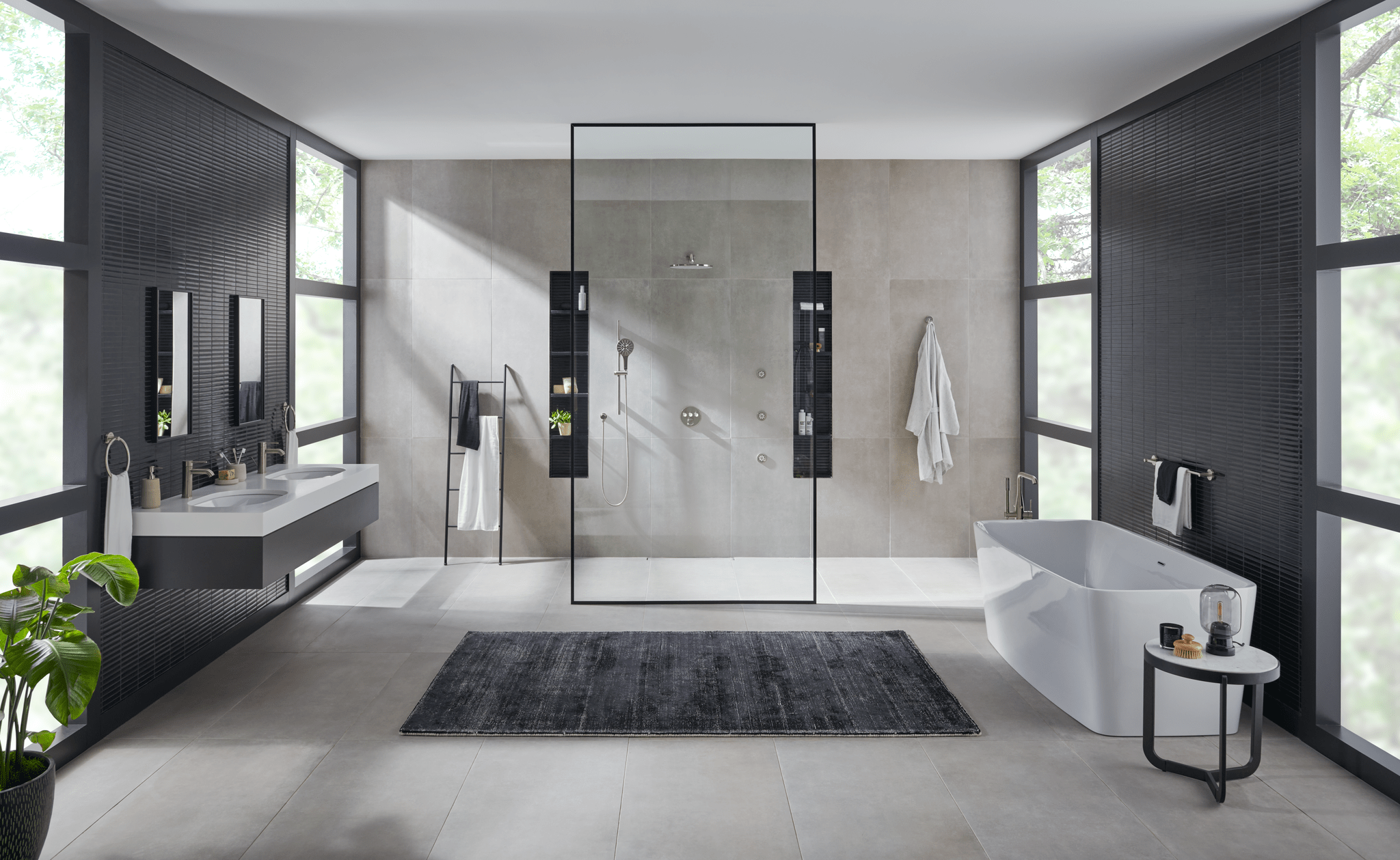 accessoires de salle de bain de luxe  pour la maison moderne