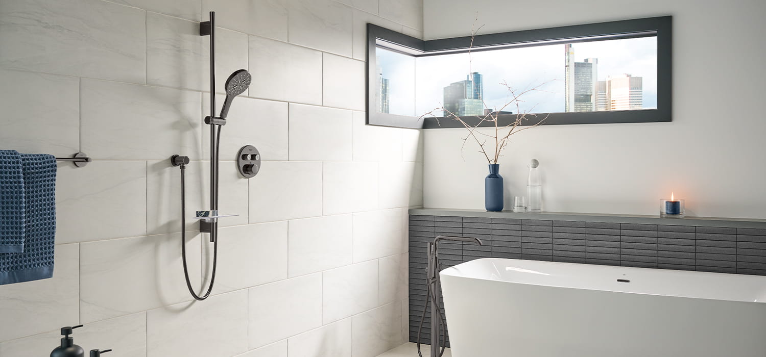 Premium Blue & White Bathroom Accessories Set New Apartment Essentials  Bathroom