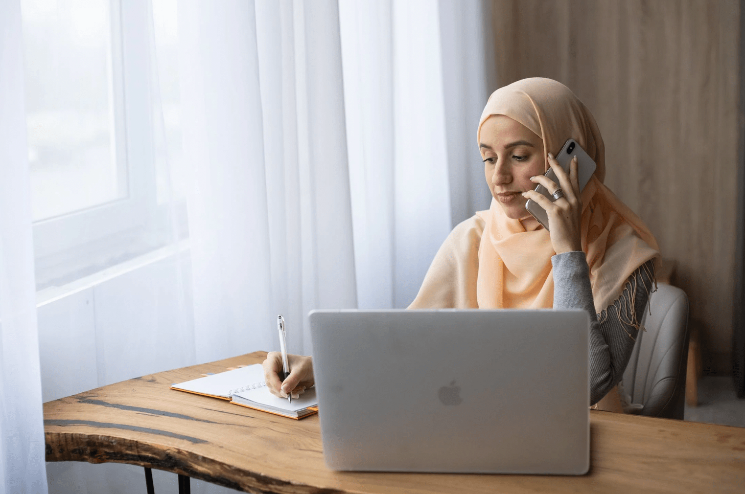 woman searching on a computer