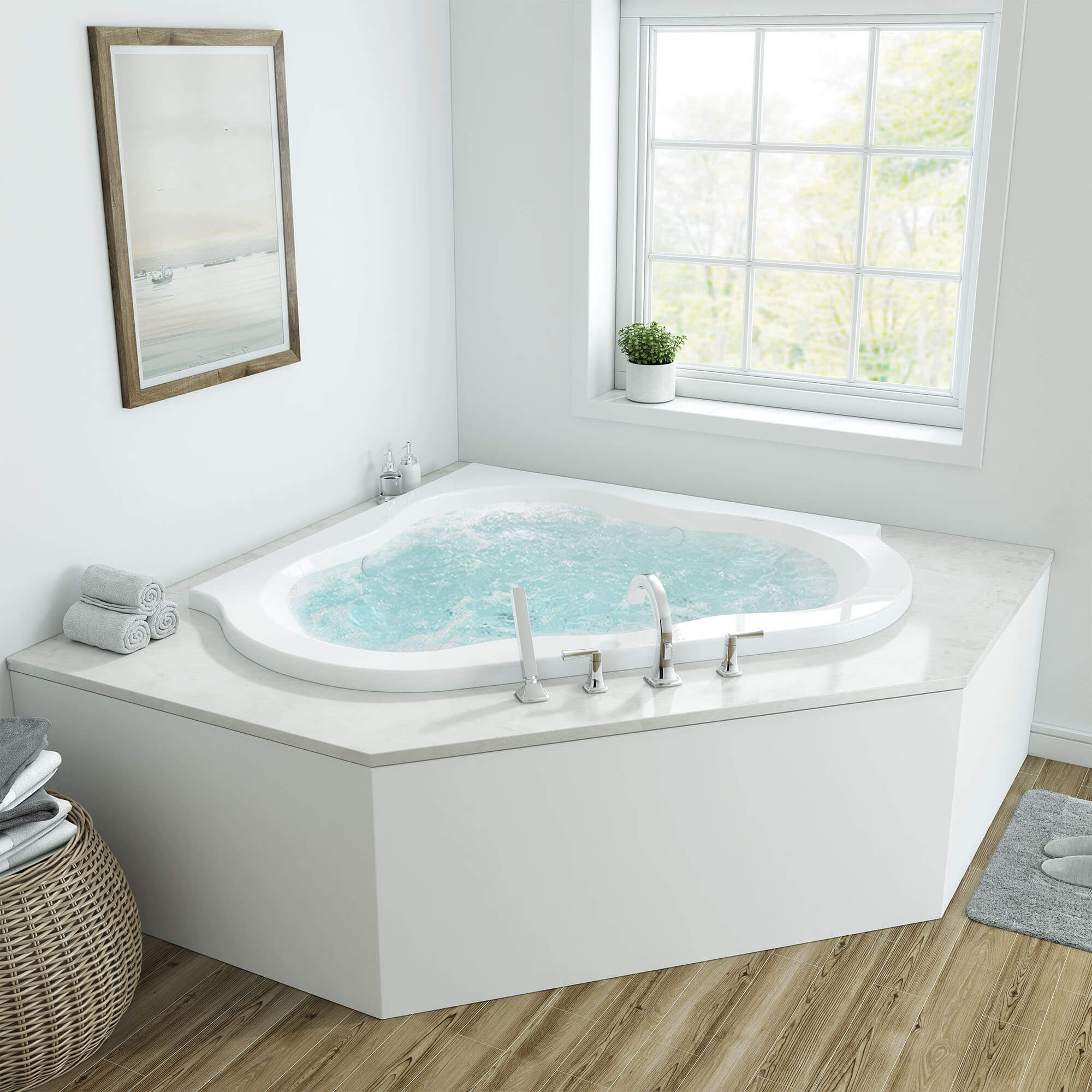 Mainstream 60in x 32in 6-Jet Drop-In Whirlpool Tub