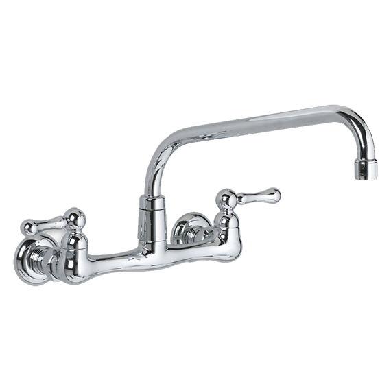 Heritage Wall-Mount Faucet with Swivel Spout