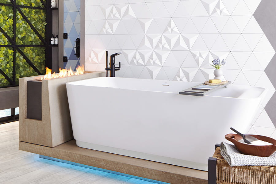 salle de bain du milieu du siècle