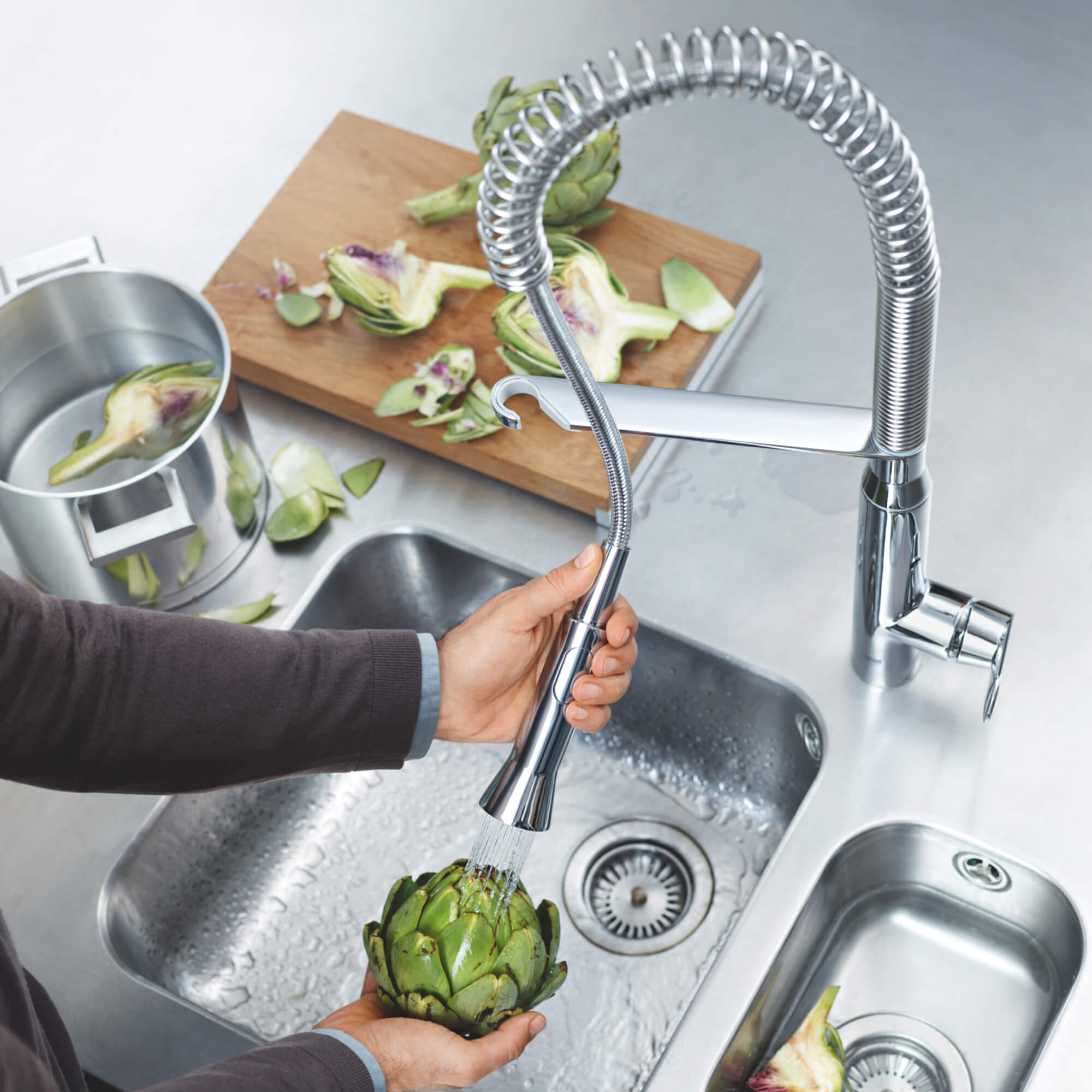 Pull Down Kitchen Faucet Grohe Bathroom Sink Faucets -  Phoenix-Scottsdale-Mesa-Surprise-Flagstaff-Las-Vegas