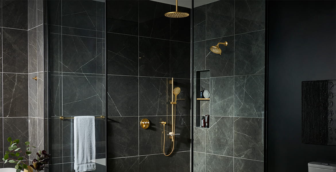 GROHE Rainshower SmartActive Saliscendi doccia 900mm brushed hard