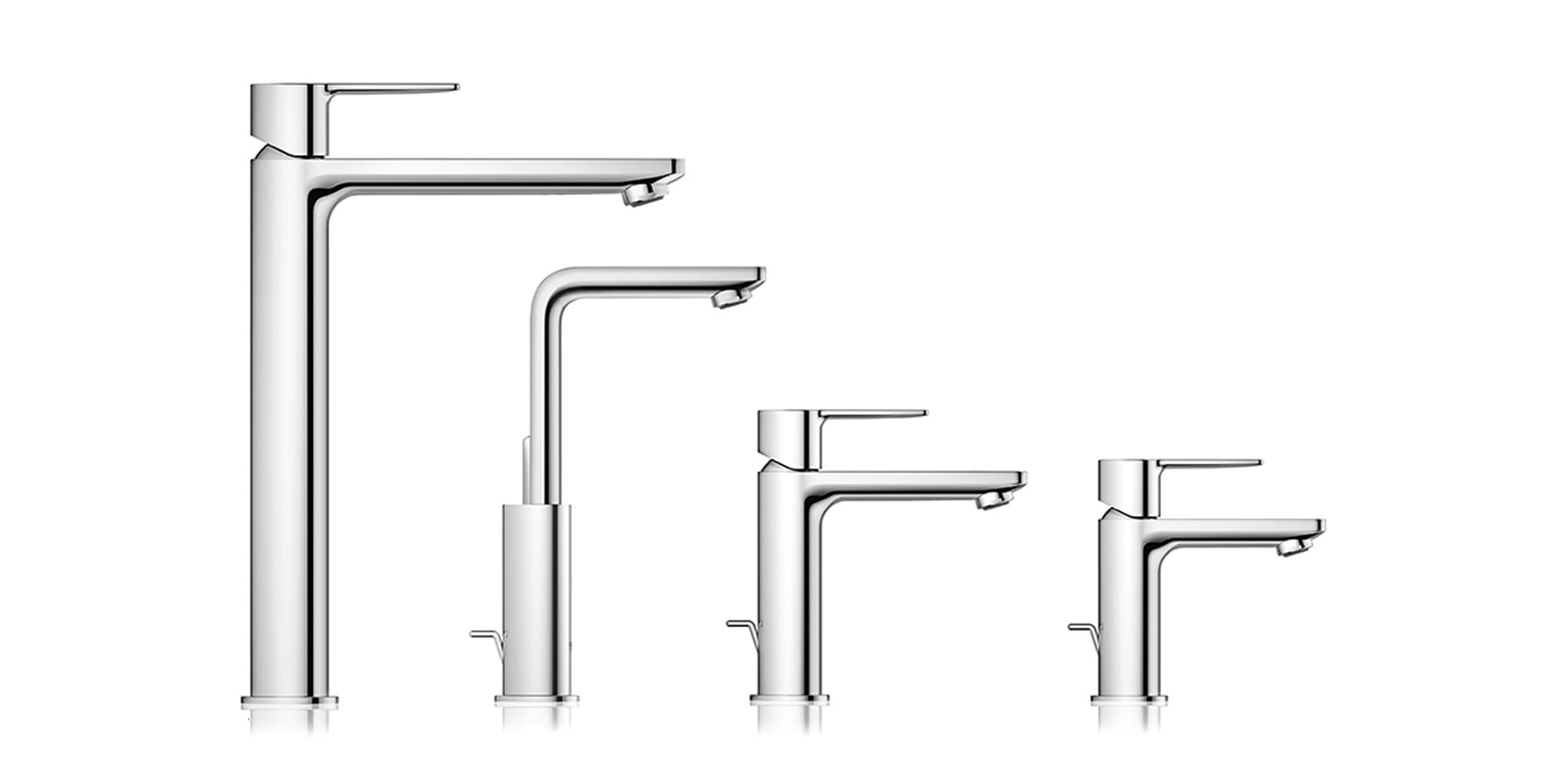 GROHE Lineare Faucet Sizes