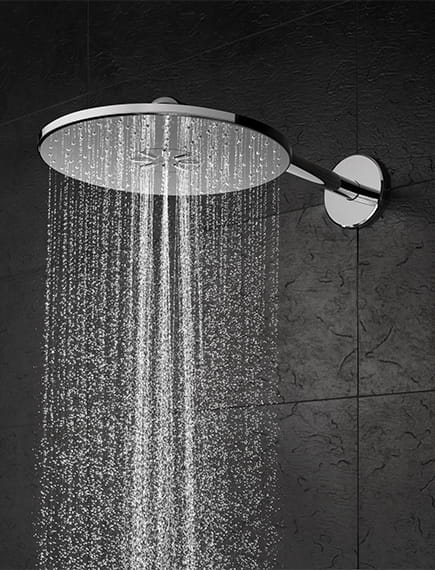 Grohe Rainshower Smartactive 130 Douchette 3 jets, Hard graphite (26574A00)  - Livea Sanitaire