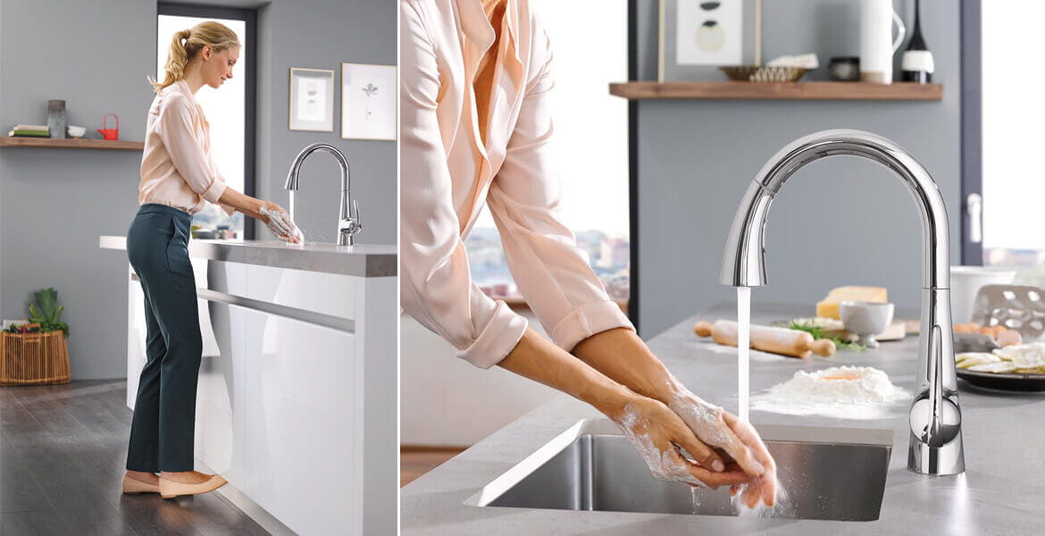 B Grohe Footcontrol Faucet 