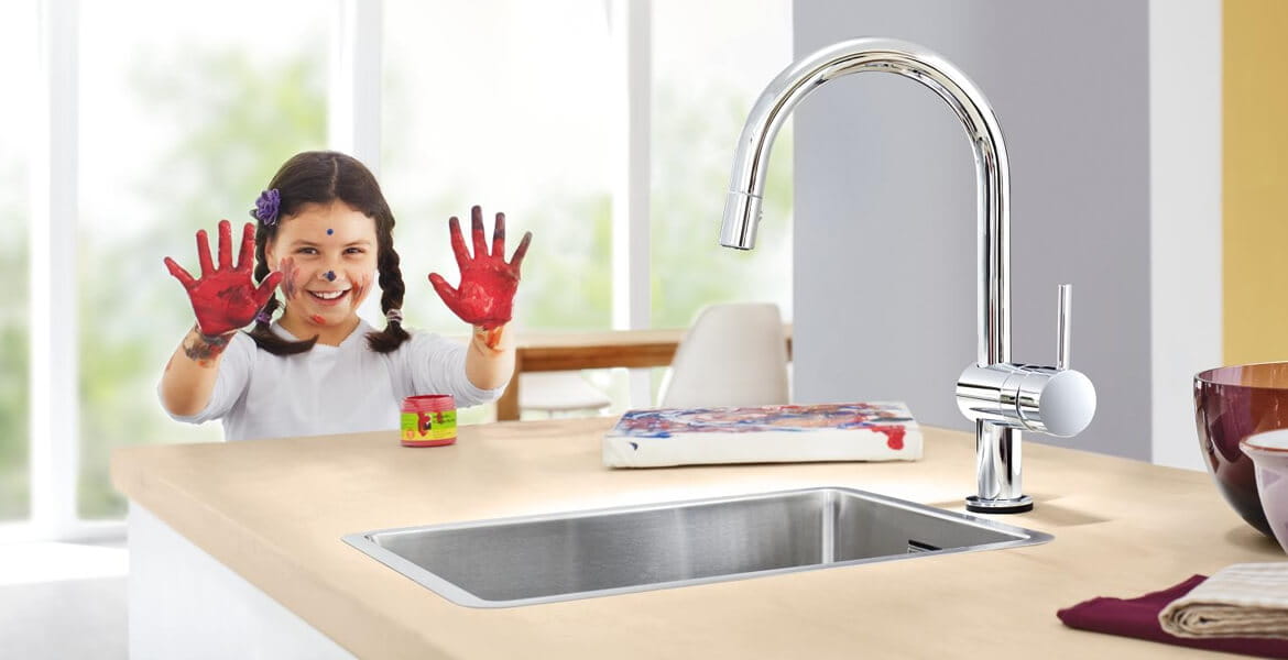 MINTA TOUCH  Grifo de cocina mezclador electrónico Grifo de cocina  mezclador electrónico monomando By Grohe